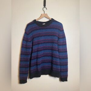 Massimo Alba Alpaca and Silk Striped Sweater